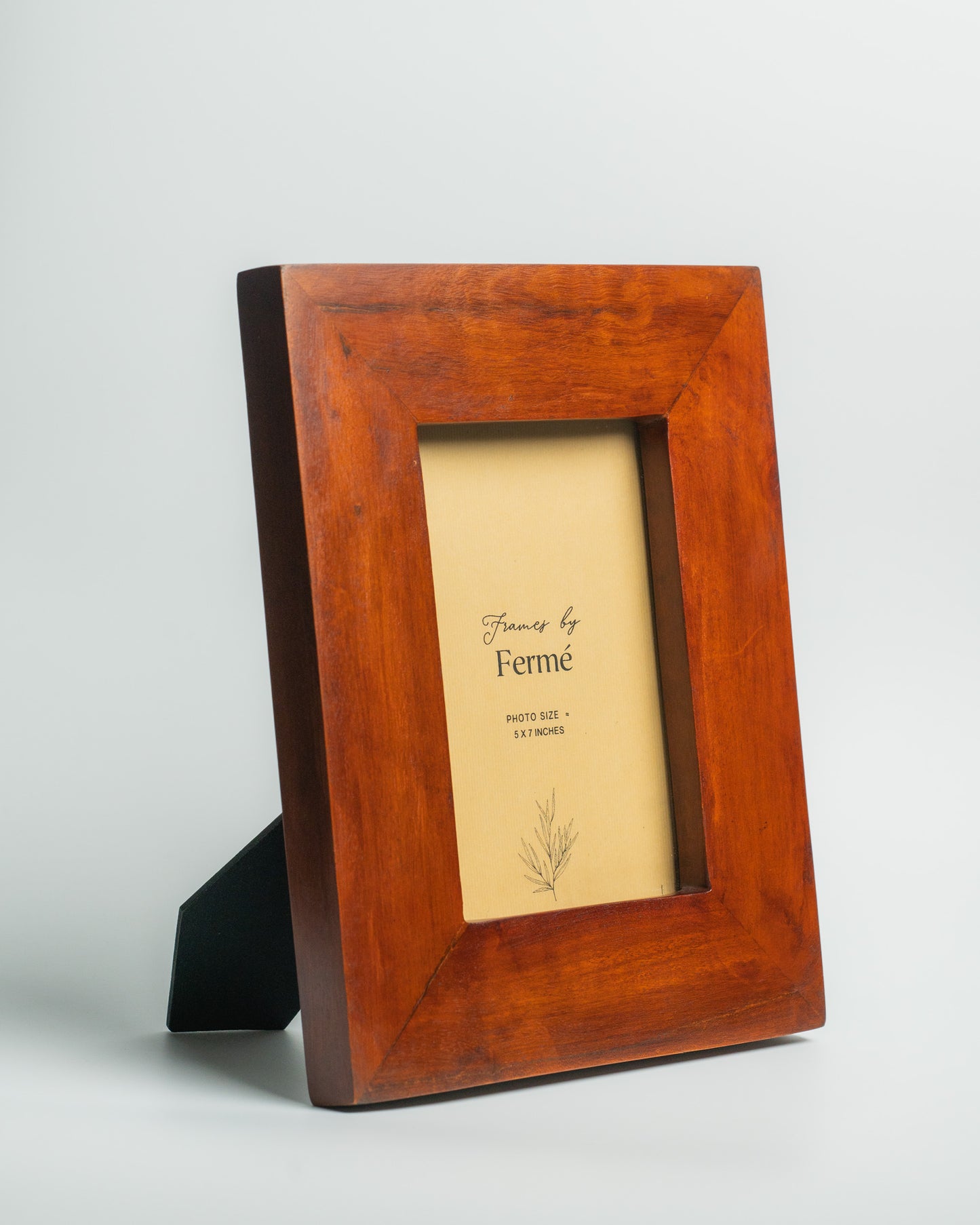 Ferme Upcycled Classic Natural Wood Photo Frame FPF072 - 5x7 inches