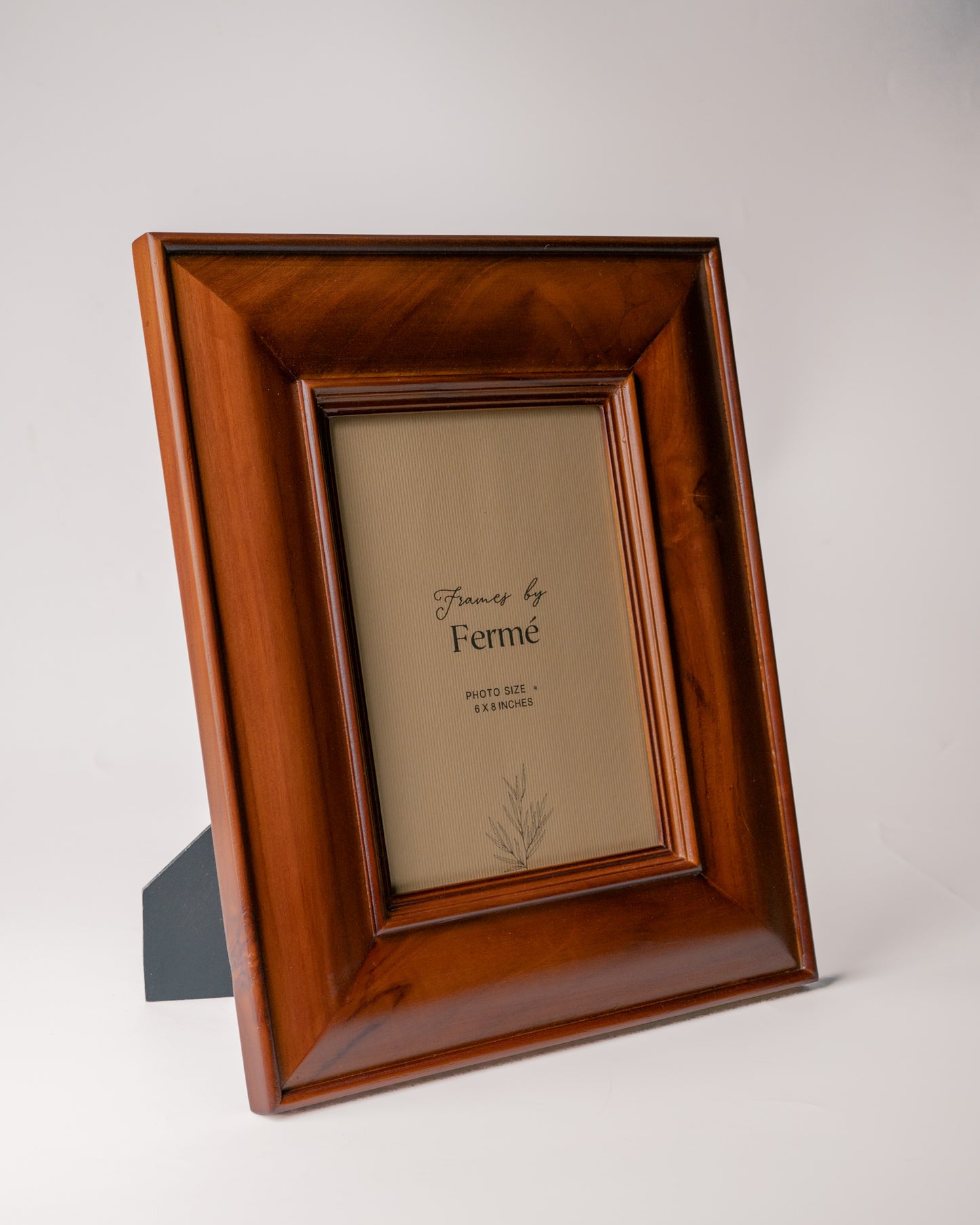 Ferme Classic Natural Teakwood Royal Photo Frame FPF155 - 6x8 inches