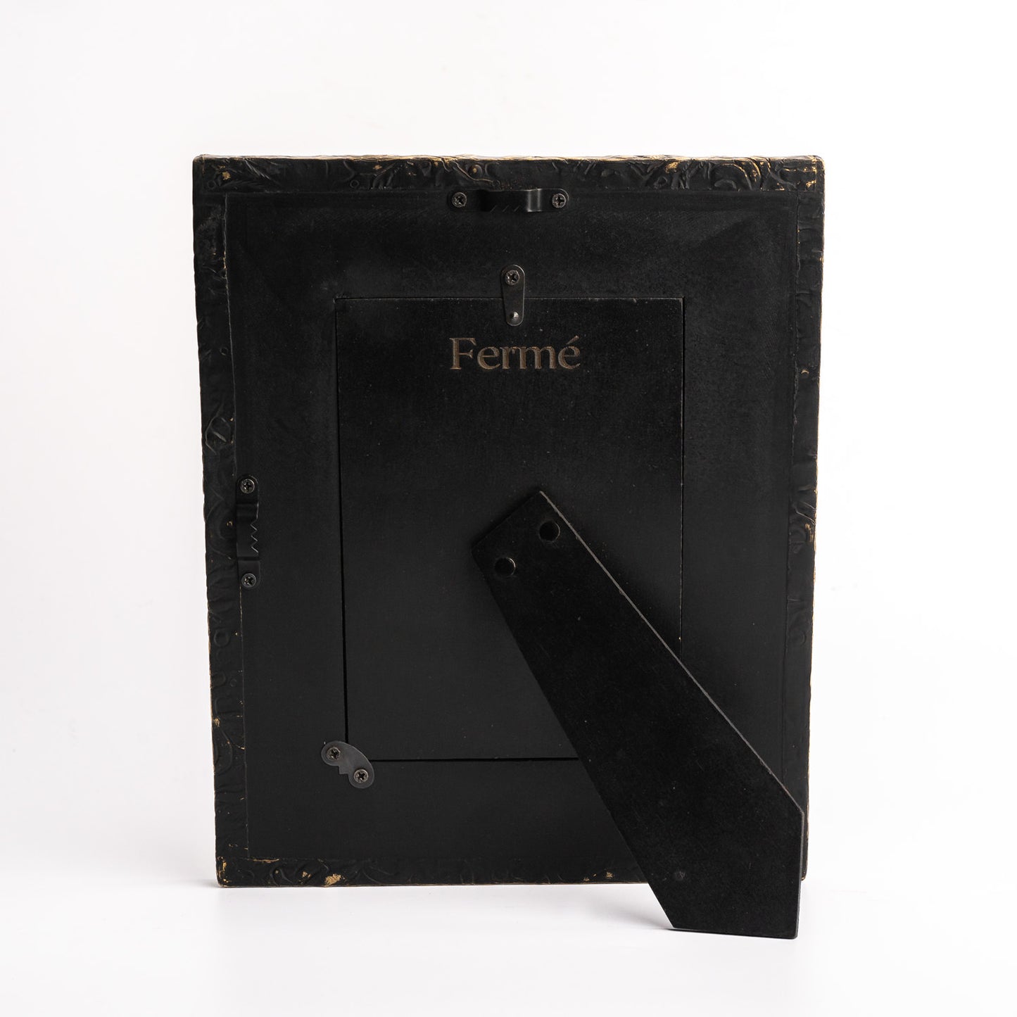 Ferme Premium Brass Metal Photo Frame Black FPF147 - 5x7 inches
